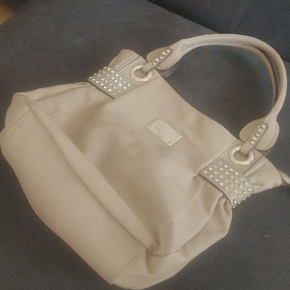 Beige Leather Fashion Purse 